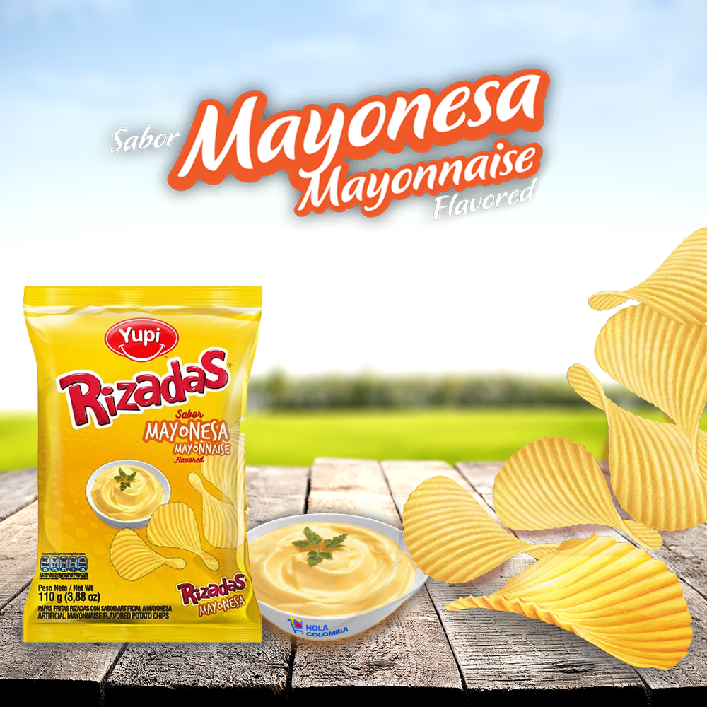 Papas Rizadas mayonesa 110 g