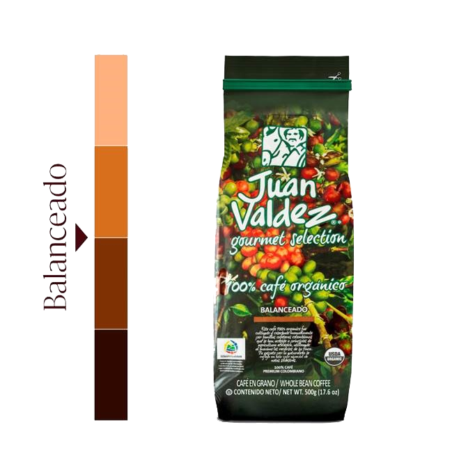 Cafe Molido Organico Juan Valdez 250 G