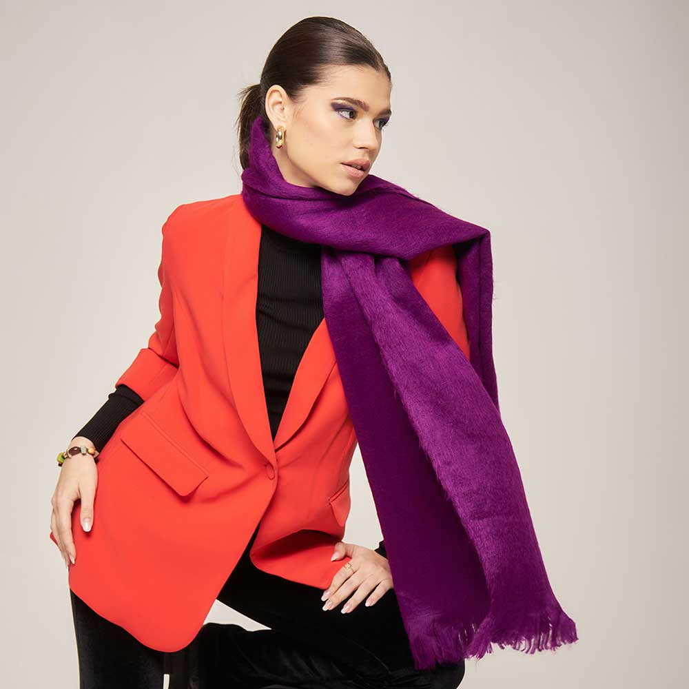 Alpaca Scarf Violet