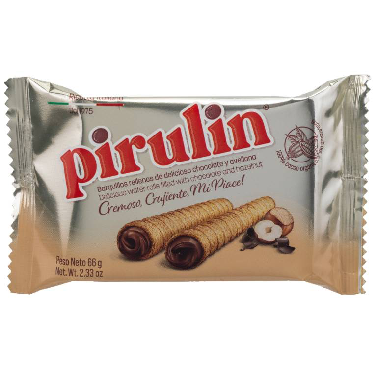 Pirulin Wafer Rolls 66g