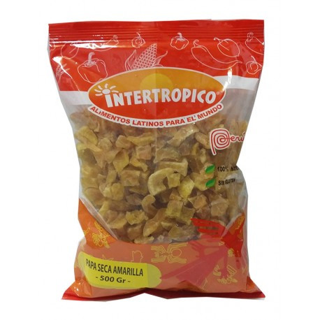 Gelbe Trockenkartoffel