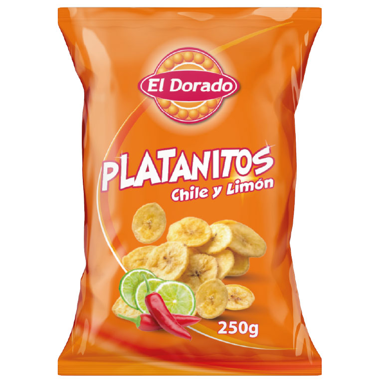 Kochbananechips Chili und Zitrone El Dorado