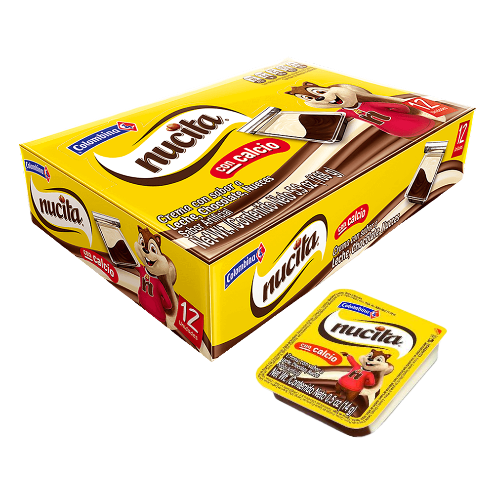 Haselnusskreme Nucita 12 Stk