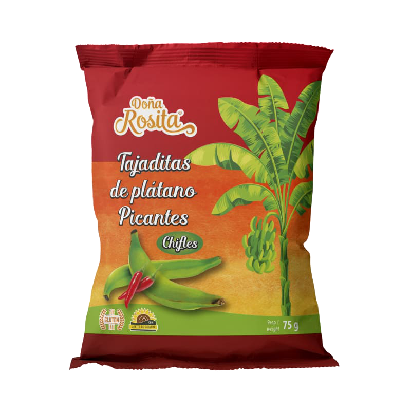 Scharfe Kochbananen Chips