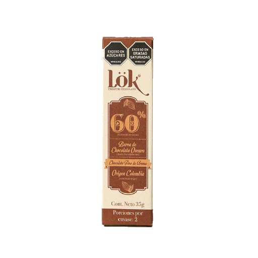 [D152] Chocolate negro sostenible de alta calidad en al 60% Lök